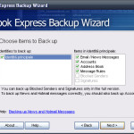 Outlook Express Backup Wizard 1.1