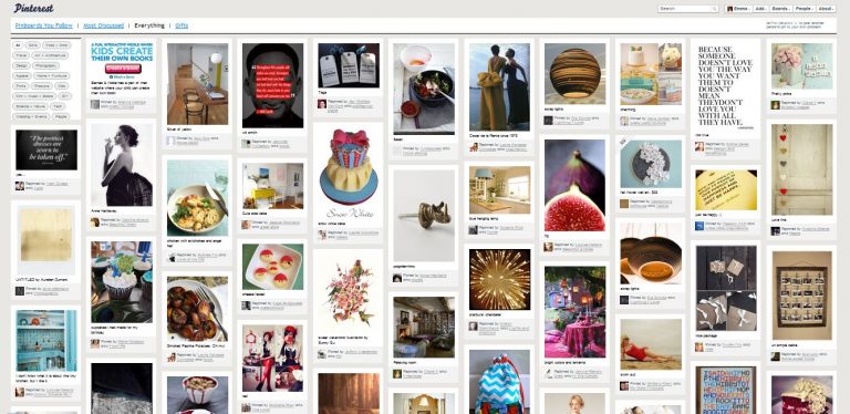 Ecco Pinterest, il Social Network basato su immagini