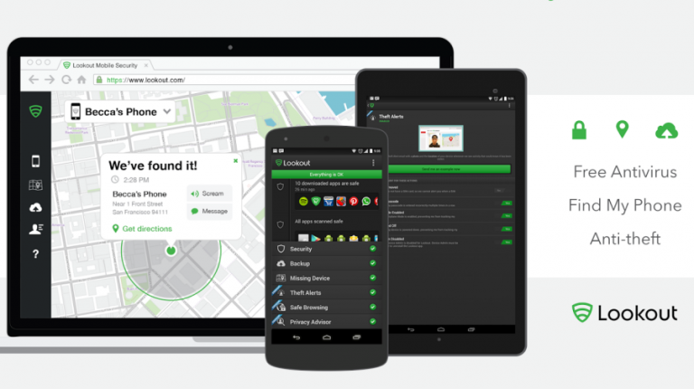 Lookout antivirus: app di sicurezza per iOS/Android. Download