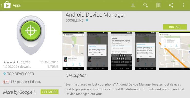 Android Device Manager: app per ritrovare uno smartphone Android