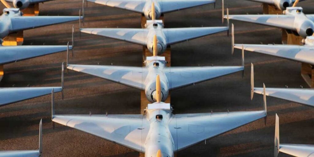 Sistema di produzione del drone LUCAS