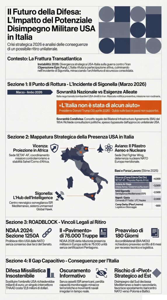 Disimpegno Stati Uniti in Italia